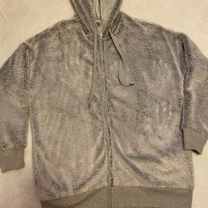 Aerie faux fur hoodie